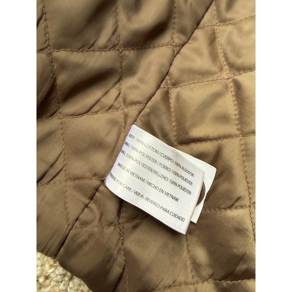 Vintage Orvis Barn Jacket Field Brown Canvas lined Corduroy Collar Gorpcore XXL - Picture 5 of 14